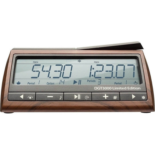 Wood Finish Limited Edition Digital Professional Chess Clock DGT 3000 - Good Games