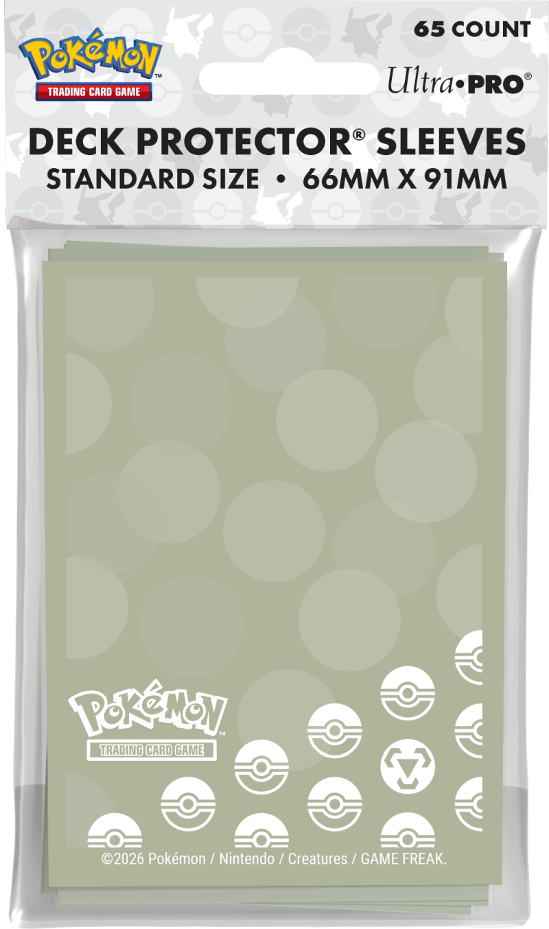 Pokémon TCG Ultra PRO Deck Protector Sleeves (65 ct), Standard Size 66mm x 91mm
