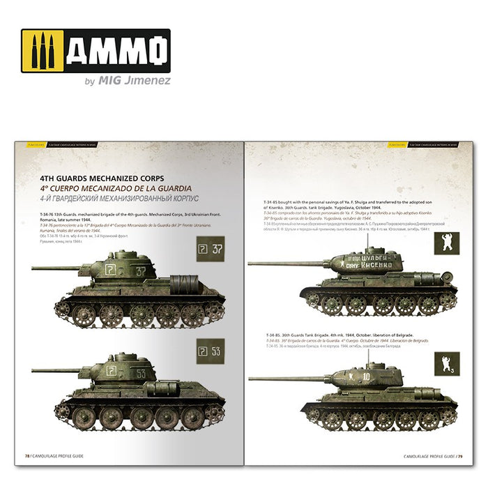 Ammo by MIG - Book - T-34 Colors. T-34 Tank Camouflage Patterns In Wwii (Preorder) - Good Games