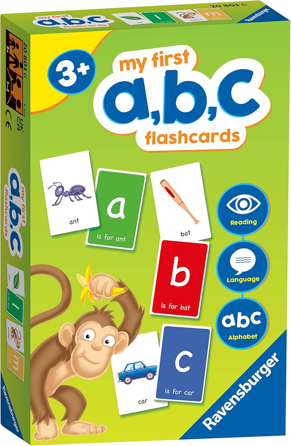 My First (Letters) Flashcards Game packaging box front view