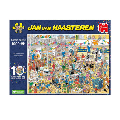 Jan Van Haasteren - Studio 10th Anniversary 1000 Piece Jigsaw - Good Games