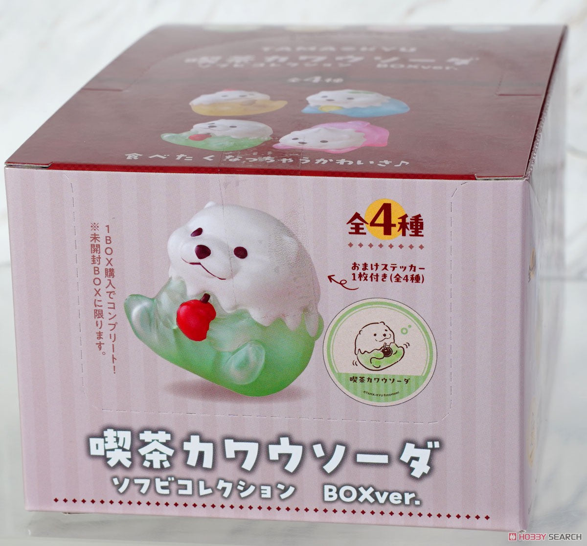 Soda Cafe Otter Soda soft vinyl figures boxed set of 6