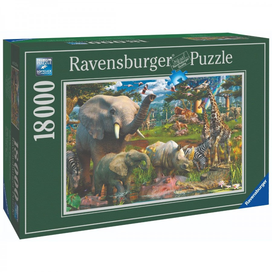 Ravensburger - At the Waterhole Puzzle - 18000 Piece Jigsaw - Good Games