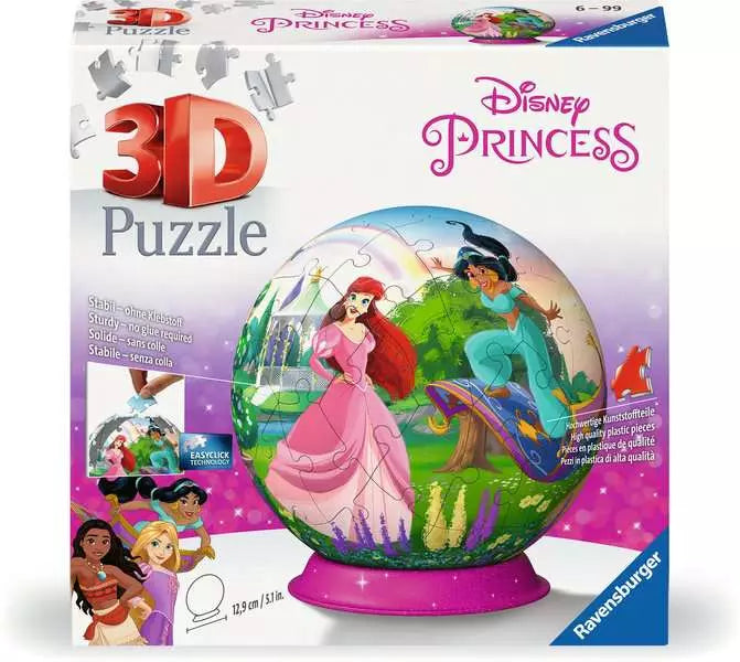 Ravensburger - 3D Puzzleball Disney Princess 72 Piece Jigsaw - Good Games