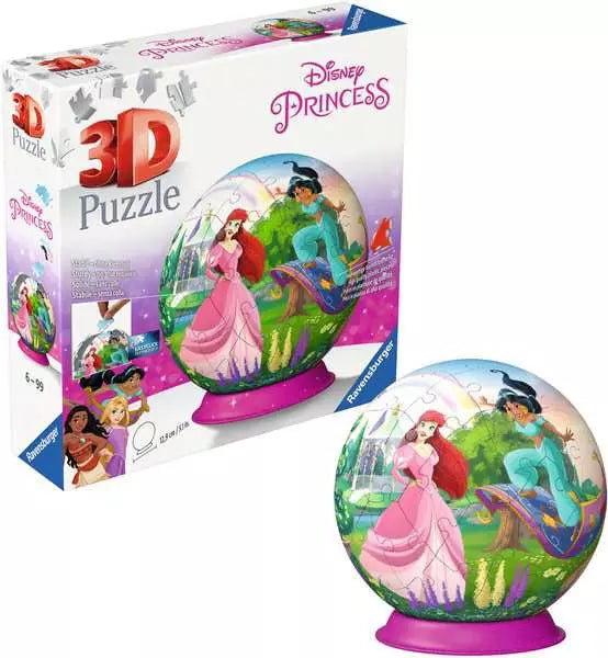 Ravensburger - 3D Puzzleball Disney Princess 72 Piece Jigsaw - Good Games