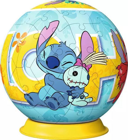 Ravensburger - 3D Puzzleball Stitch 72 Piece Jigsaw - Good Games