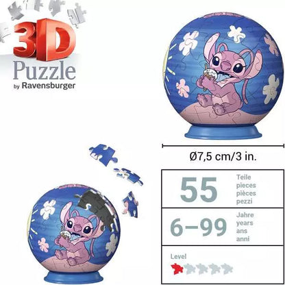 Ravensburger - 3D Stitch puzzle 54 Piece Puzzle - Disney Angel - Good Games
