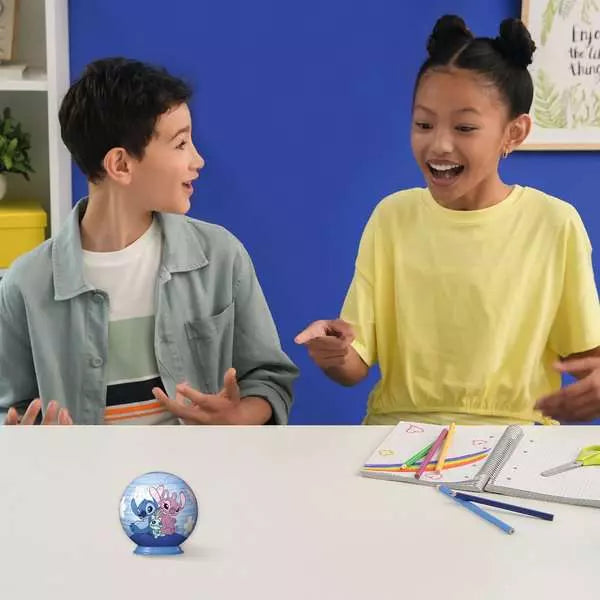 Ravensburger - 3D Stitch puzzle 54 Piece Puzzle - Disney Stitch, Angel and Scrump - Good Games