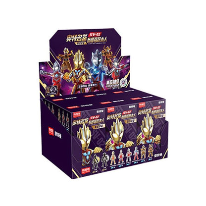Blokees Figures - Ultraman (Luminous Eyes & Chest) 71208 - Shining Version 02 - Luminate The Universe - 6 In 1 Blind Box Display