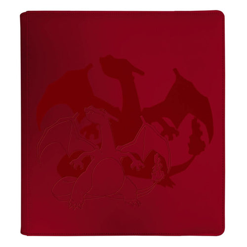 POKEMON - Portfolio - 12PKT- Zippered PRO Binder- Elite Series Charizard - Good Games