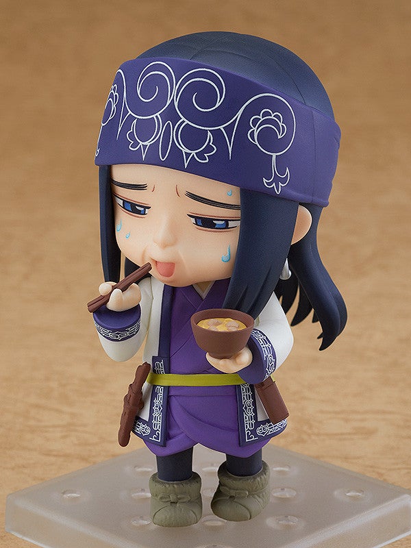 Nendoroid Asirpa aiming bow with determined expression