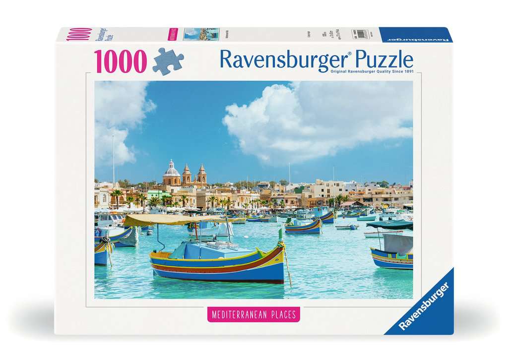 Ravensburger - Mediterranean Malta 1000 Piece Jigsaw - Good Games