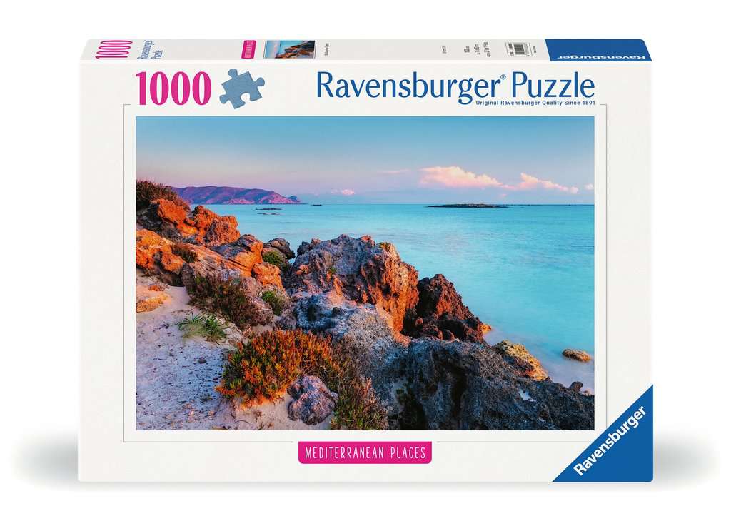 Ravensburger - Mediterranean Greece - 1000 Piece Jigsaw - New Version - Good Games