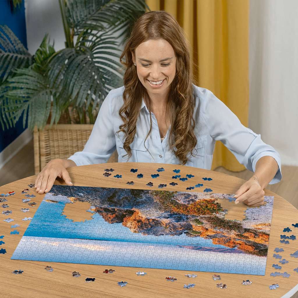 Ravensburger - Mediterranean Greece - 1000 Piece Jigsaw - New Version - Good Games