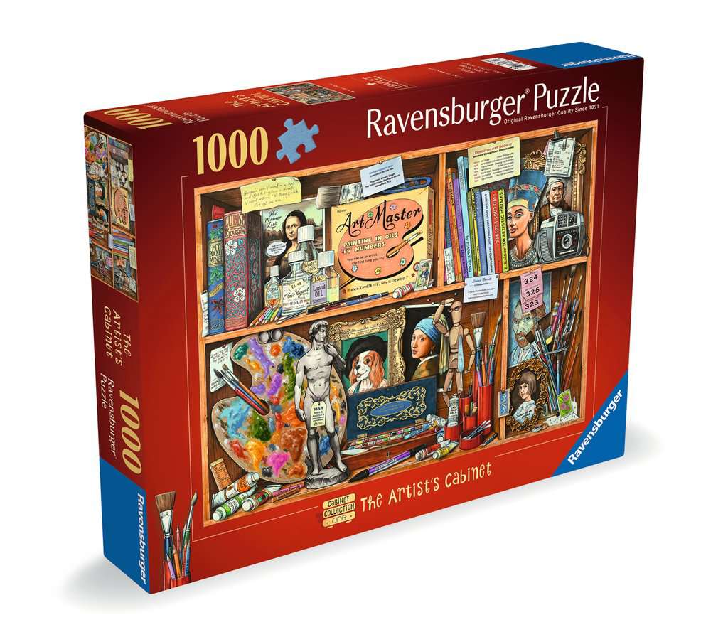 Ravensburger - The Artists Cabinet - 1000 Piece Jigsaw - New Version - Good Games