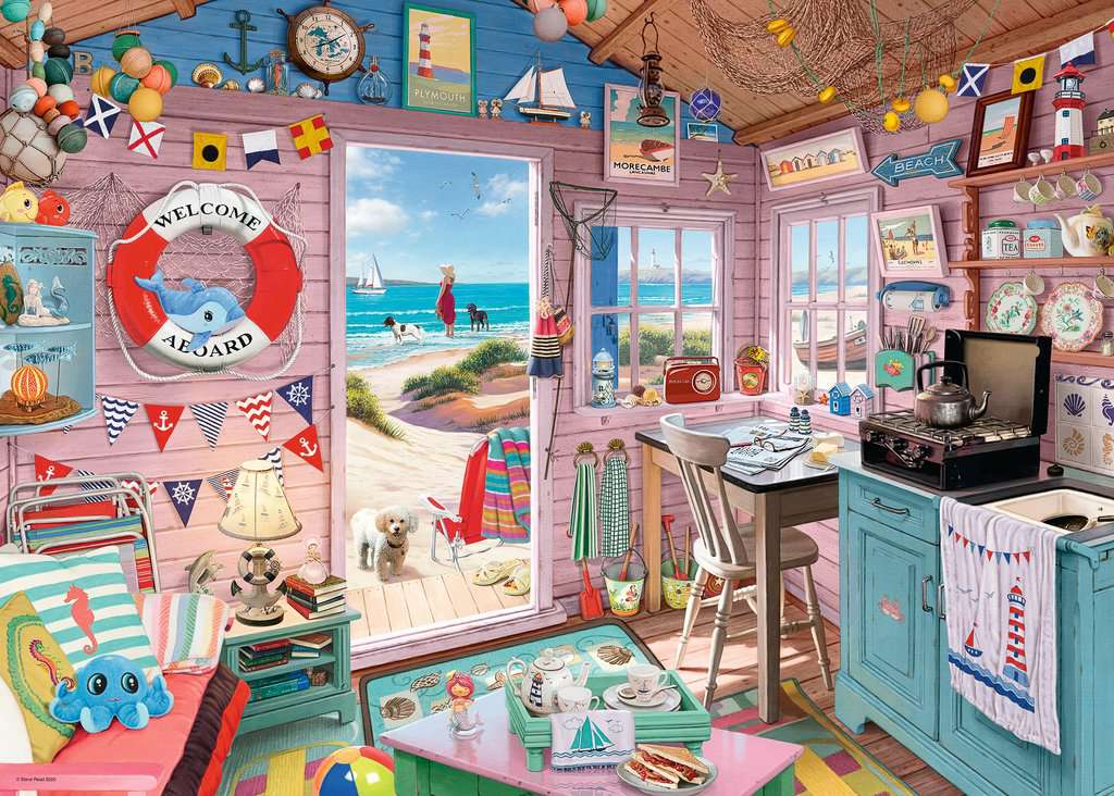 Ravensburger - The Beach Hut - 1000 piece jigsaw - Good Games