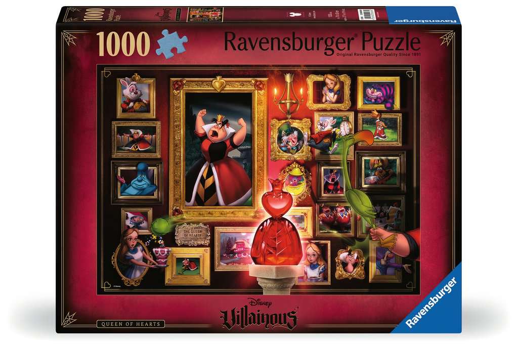 Ravensburger - Disney Villainous Queen Of Hearts 1000 Piece Jigsaw - Good Games