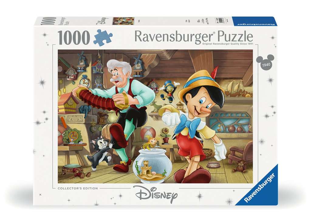 Ravensburger Disney Collector Edition Pinocchio 1000 Piece Jigsaw - New Version - Good Games