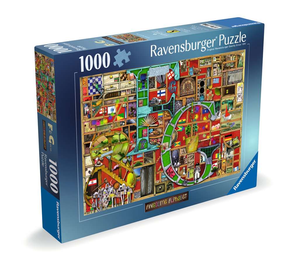 Ravensburger - Awesome Alphabet F&G - 1000 piece jigsaw - Good Games