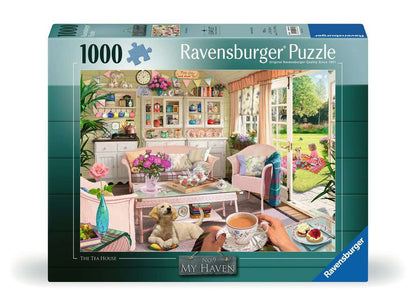 Ravensburger - My Haven No.9 The Tea House 1000 Piece Jigsaw New version - Good Games
