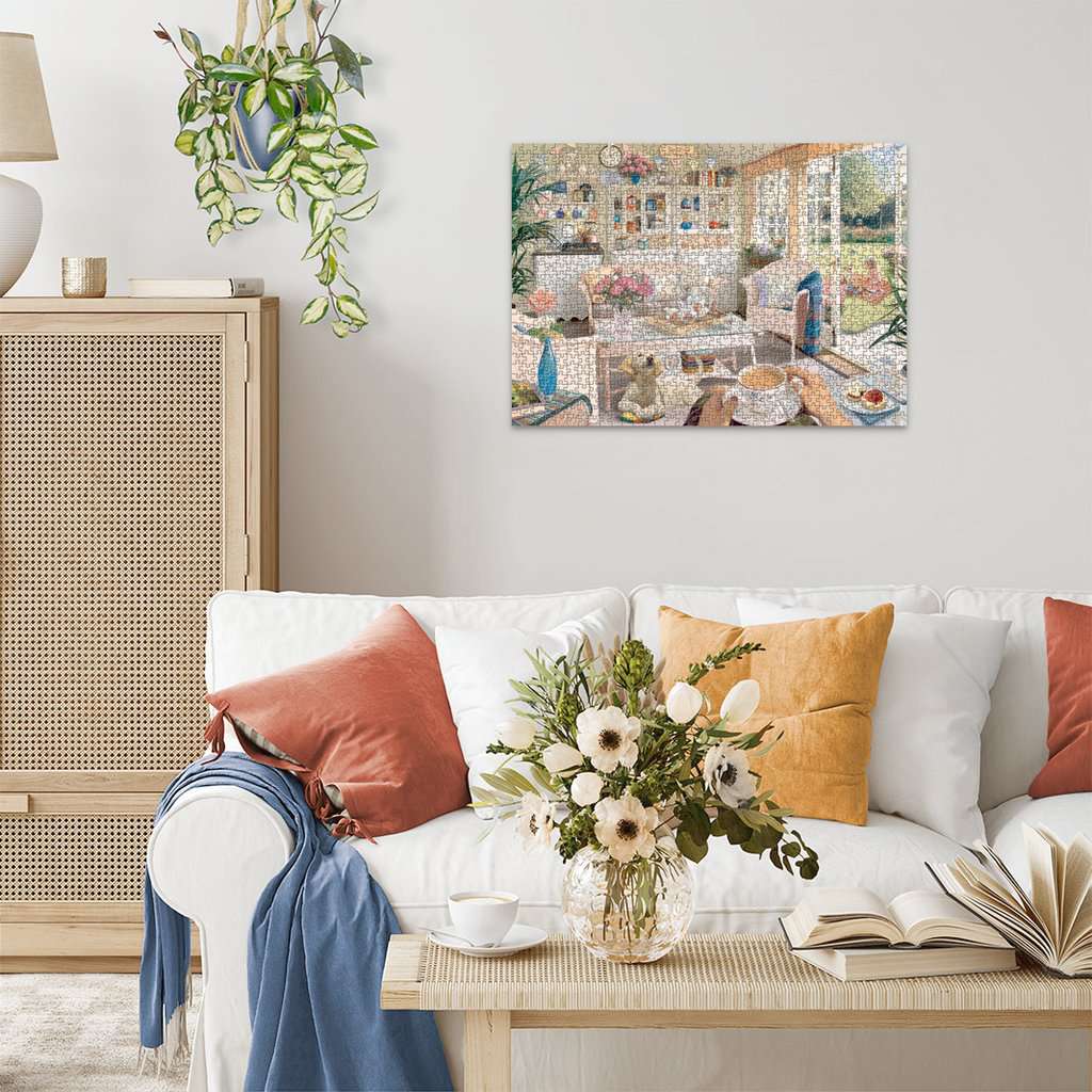 Ravensburger - My Haven No.9 The Tea House 1000 Piece Jigsaw New version - Good Games