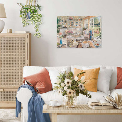 Ravensburger - My Haven No.9 The Tea House 1000 Piece Jigsaw New version - Good Games