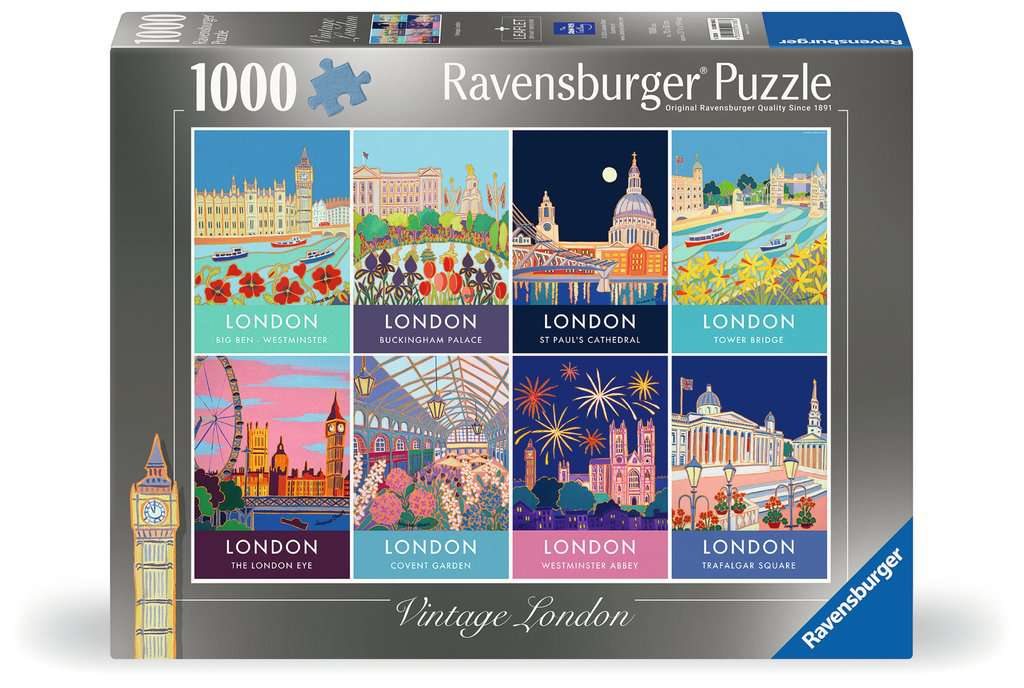 Ravensburger Vintage London Puzzle 1000 Piece Jigsaw - Good Games