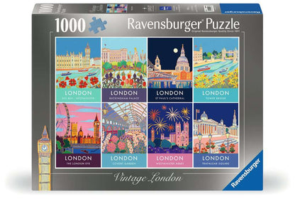 Ravensburger Vintage London Puzzle 1000 Piece Jigsaw - Good Games