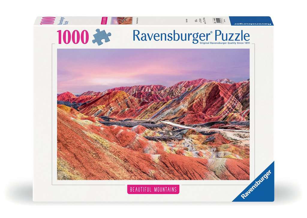 Ravensburger - Rainbow Mountains, China - 1000 piece jigsaw - Good Games