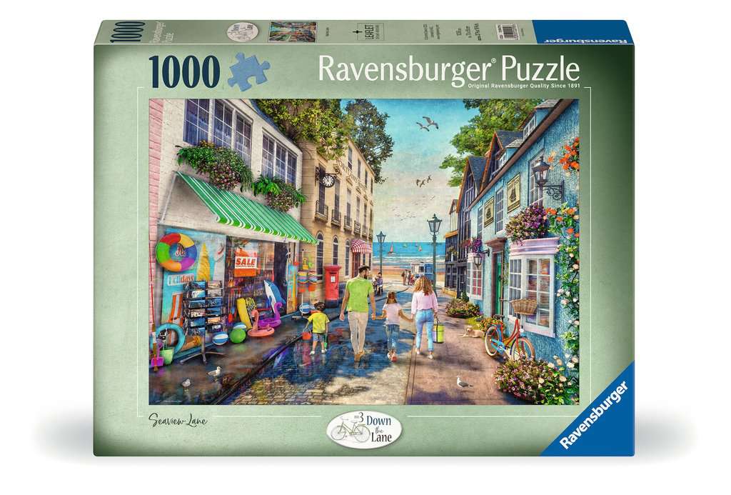 Ravensburger Sea View Lane 1000 Piece Jigsaw - New Version - Good Games