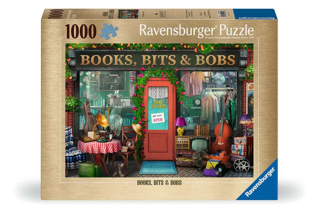 Ravensburger - Books Bits And Bobs 1000 Piece Jigsaw - New Version - Good Games