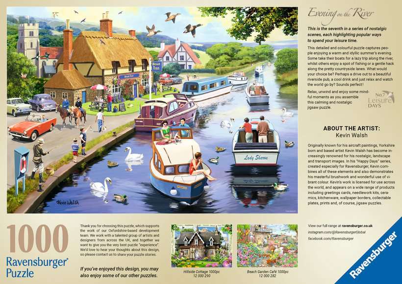 Ravensburger - No.7 Leisure Days - 1000 Piece Jigsaw - New Version - Good Games