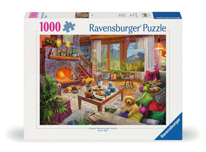 Ravensburger - Cozy Cabin 1000 Piece Jigsaw (New Version) - Good Games