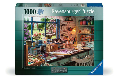 Ravensburger - My Haven No1 The Craft Shed - 1000 piece jigsaw New Version - Good Games
