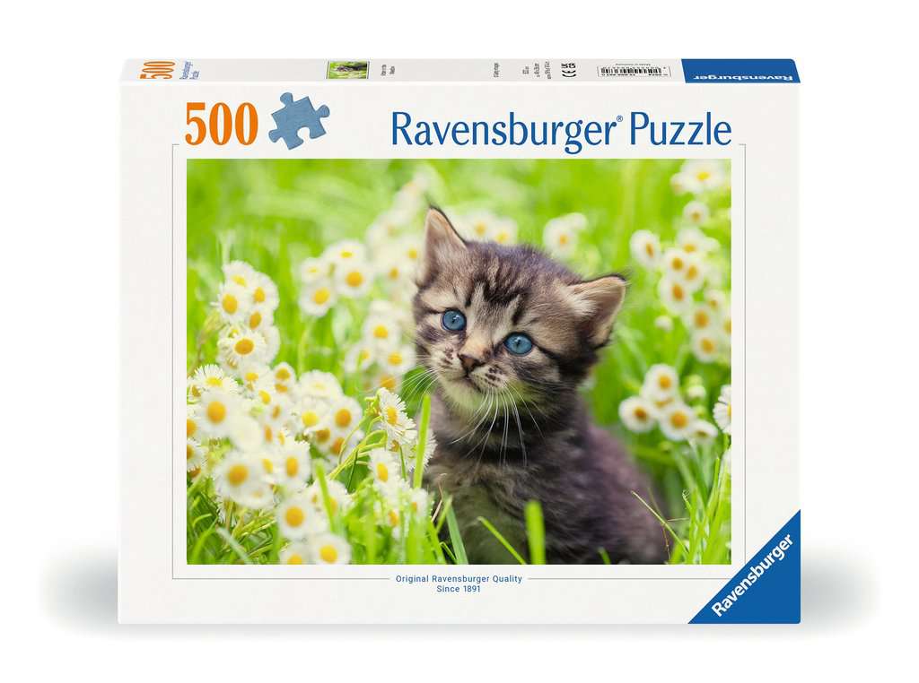 Ravensburger - Kitten in the Meadow - 500 piece jigsaw New Version - Good Games