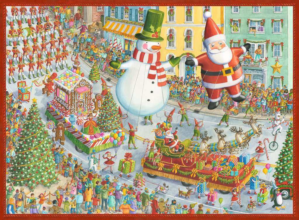 Ravensburger - Here Comes Christmas! Puzzle 500 Piece Jigsaw - Good Games