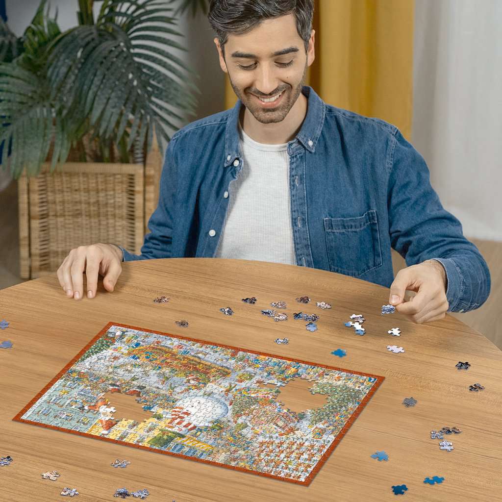 Ravensburger - Here Comes Christmas! Puzzle 500 Piece Jigsaw - Good Games