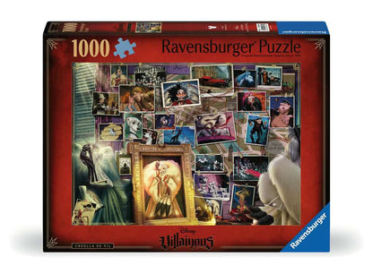 Ravensburger Villainous Cruella De Vil 1000 Piece Jigsaw - New Version - Good Games