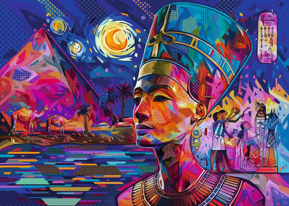 Ravensburger - Nefertiti on the Nile - 1000 piece jigsaw New Version - Good Games