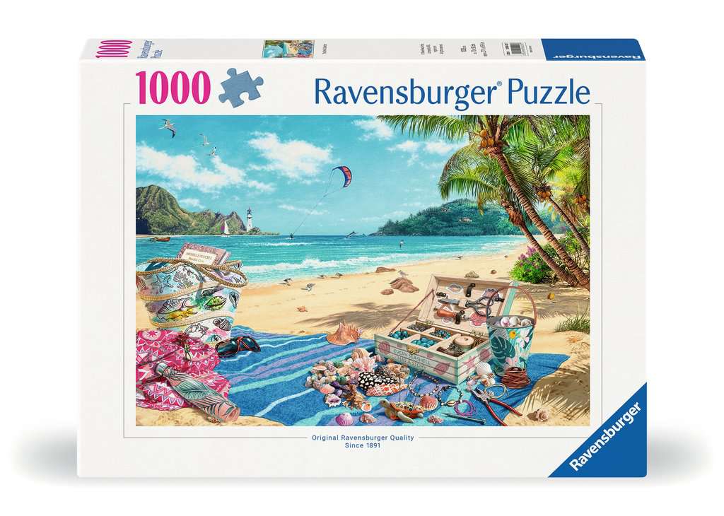 Ravensburger - The Shell Collector 1000 Piece Jigsaw - New Version - Good Games