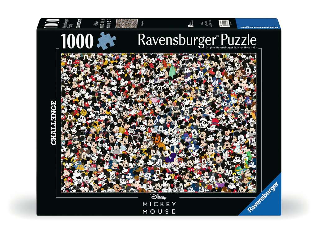 Ravensburger Challenge Mickey 1000 Piece Jigsaw - New Version - Good Games