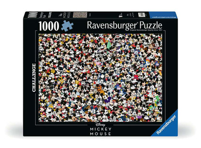 Ravensburger Challenge Mickey 1000 Piece Jigsaw - New Version - Good Games
