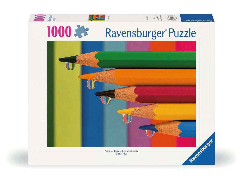 Ravensburger - Coloured Pencils Puzzle - 1000 piece jigsaw - Good Games
