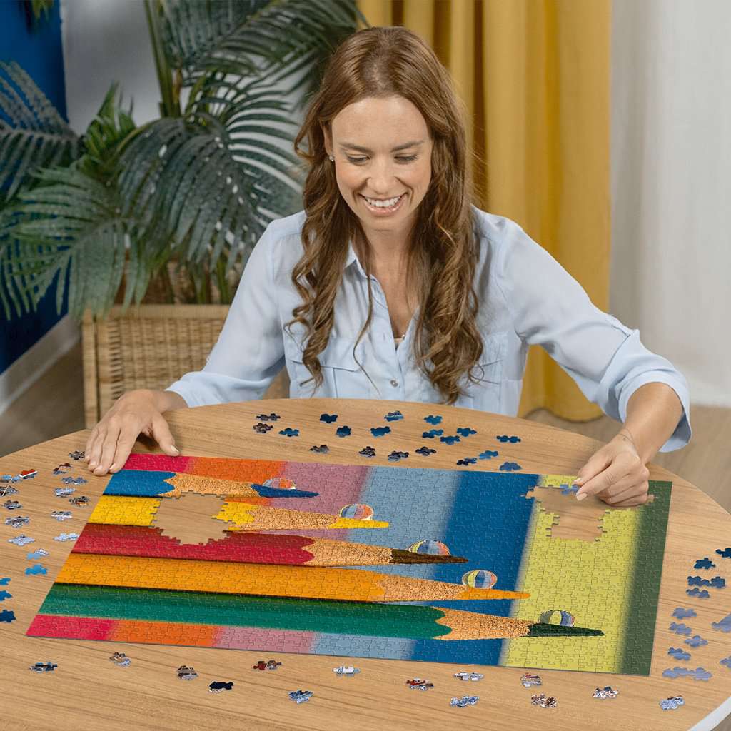 Ravensburger - Coloured Pencils Puzzle - 1000 piece jigsaw - Good Games