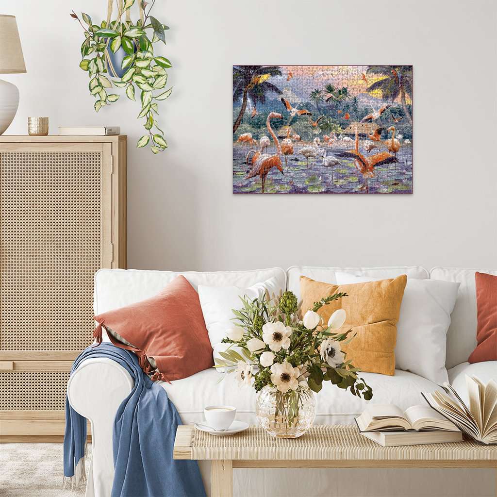 Ravensburger - Pink Flamingos - 1000 piece jigsaw - Good Games