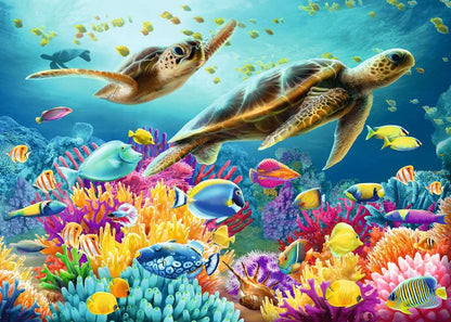 Ravensburger - Blue Underwater World - 1000 piece jigsaw - Good Games