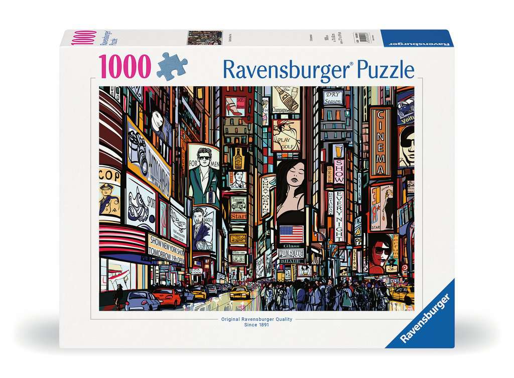 Ravensburger - Colorful New York 1000 Piece Jigsaw - New Version - Good Games