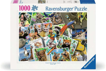 Ravensburger - A Travelers Animal Journal 1000 Piece Jigsaw - New Version - Good Games