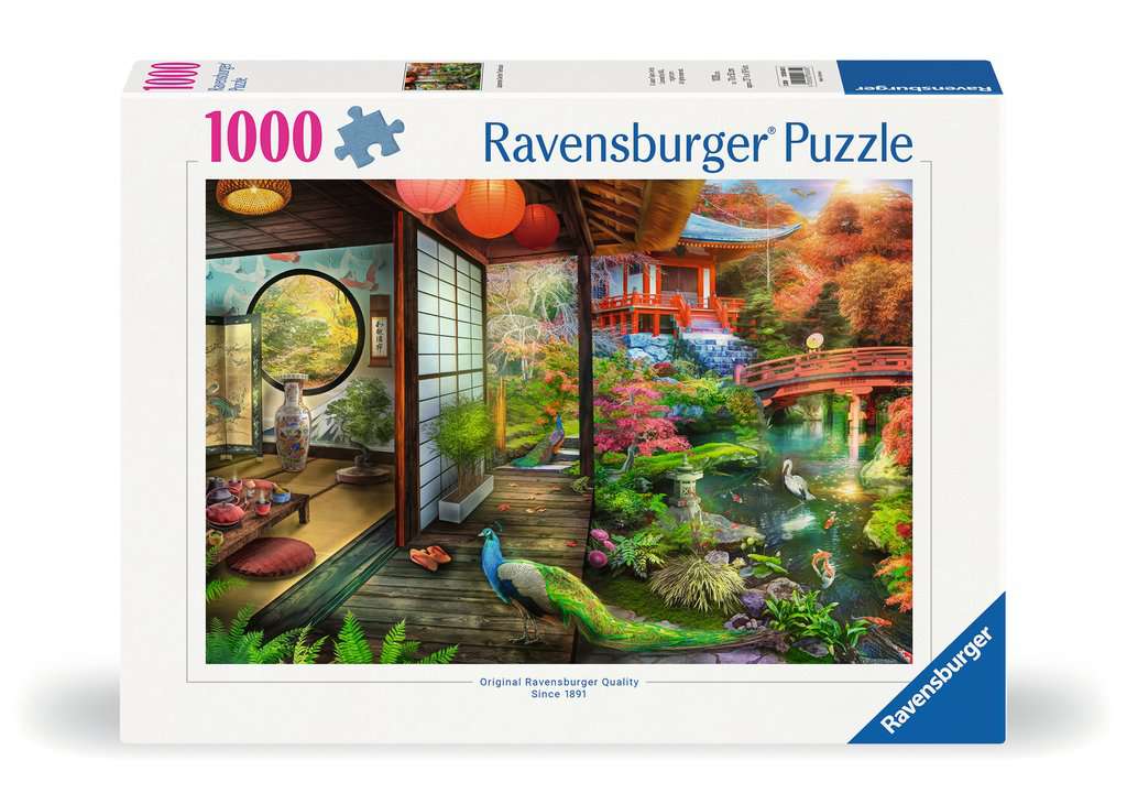 Ravensburger - Japanese Garden Teahouse 1000 Piece Jigsaw - Good Games