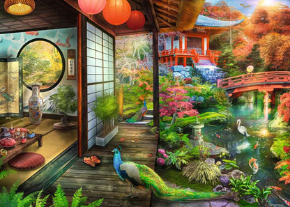 Ravensburger - Japanese Garden Teahouse 1000 Piece Jigsaw - Good Games